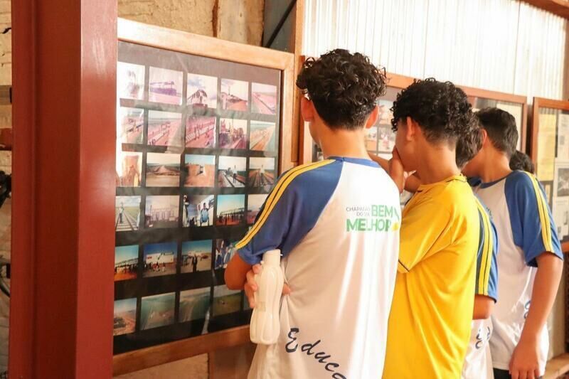 Imagem de compartilhamento para o artigo Alunos da rede municipal conhecem de perto história de Chapadão do Sul da MS Todo dia